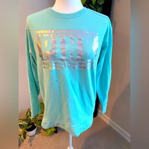 Pink brand crewneck sweatshirt